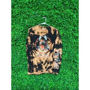 Vintage Acid Wash Marvel Venom Long Sleeve T-shirt, Adult Mens Medium, Reworked